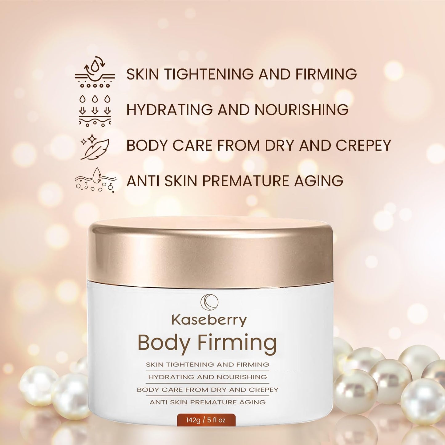 Moisturizing Body Repair Treatment: Reduce Crepey Skin and Wrinkle Visibly - Hydrating, Firming, Softening, Smooth Anti-Aging Cream For Body with Collagen and Elastin - 5 fl oz