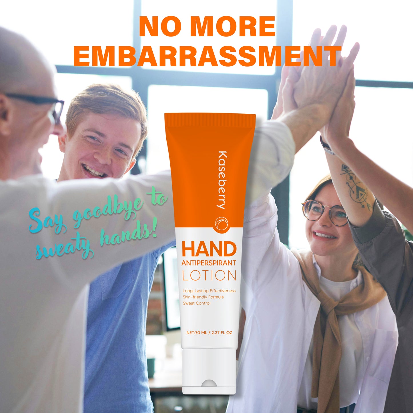 Hand Antiperspirant Dry Sweat Lotion(2.37 oz): Anti Sweating Hands Deodorant, Work for Sweaty Skin Long Time with Nature Fomula For Men and Women